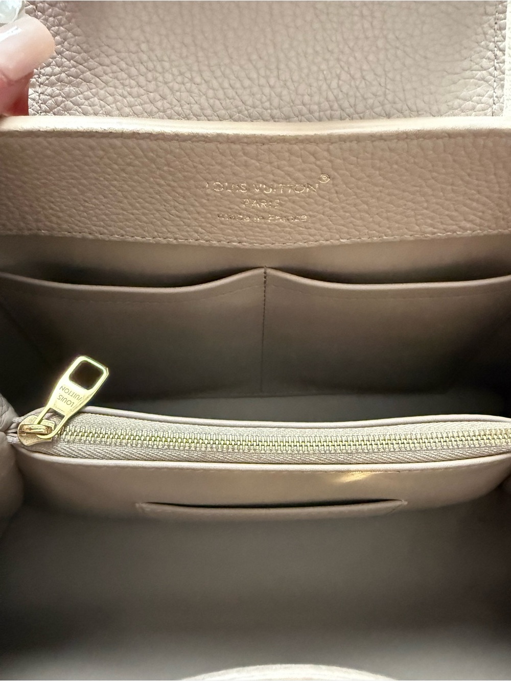 Louis Vuitton Pink Taupe Capucines Shoulder bag - Picture 4 of 16